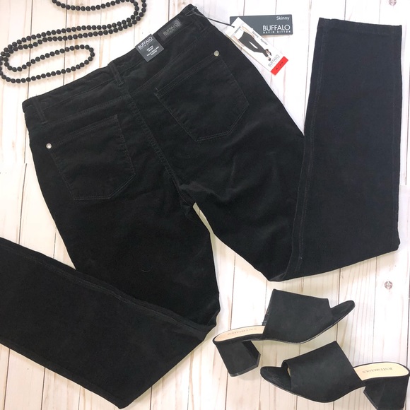 SUPREME Skinny Black Corduroy by BUFFALO DB - Picture 3 of 3